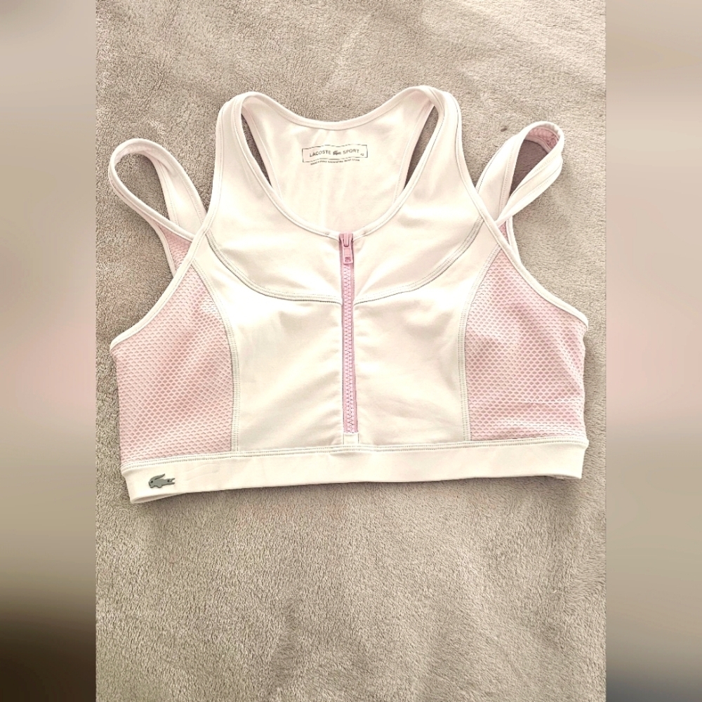 LACOSTE SPORT WOMEN'S SPORTS BRA SZ 42